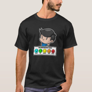Funny Nurse Pain Measurement Scale Cute Kawaii T-Shirt