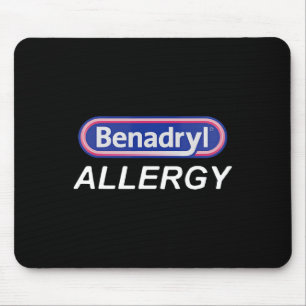 Funny Nurse Pharmacy Halloween Costume Benadryl Al Mouse Pad