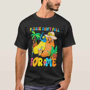 Funny Nurse Please Don't Fall For Me RN PCT CNA Su T-Shirt