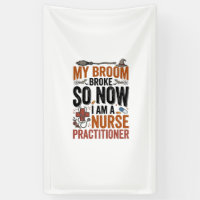 Funny Nurse Practitioner Witch Halloween Design_1