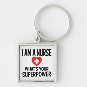 Funny Nurse Quote - LPN, RN, Nursing, Nurses Keychain