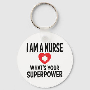 Funny Nurse Quote - LPN, RN, Nursing, Nurses Keychain