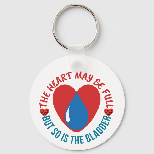 Funny Nurse Sarcasm Keychain–2" Round Metal Circle Keychain (Front)