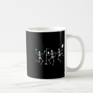 Funny Nurse Skeleton Halloween Healthcare Crew Coffee Mug