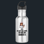 Funny Nurse Stainless Steel Water Bottle<br><div class="desc">Stay hydrated during long shifts with this funny nurse water bottle featuring a determined nurse holding a syringe. This playful design is perfect for nurses, nurse practitioners, nursing students, and healthcare workers who appreciate a little sarcastic medical humor. Durable and stylish, this stainless steel water bottle is great for work,...</div>