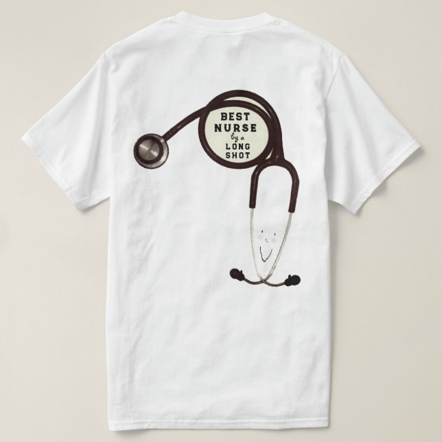 Funny Nurse T-Shirt (Design Back)