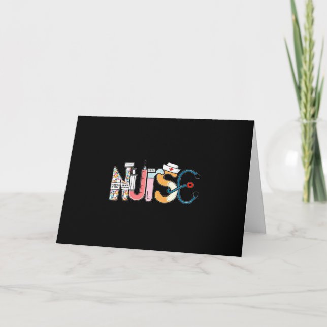 Funny Nurse Thank You Card (Front)