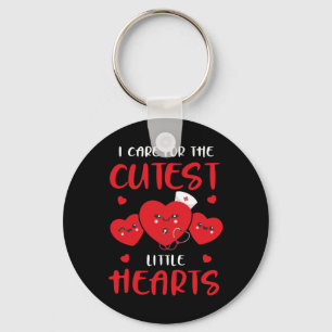 Funny Nurse Valentine’s Day Rn Icu Er Women V-day Keychain