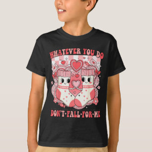 Funny Nurse Whatever You Do Dont Fall For Me Rn Cn T-Shirt