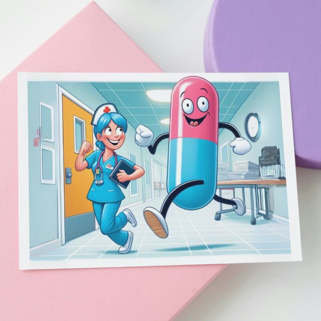 Funny Nurses Day Postcard (Creator Uploaded)