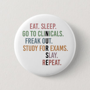Funny Nursing School student Future Nurse Gifts 2 Inch Round Button