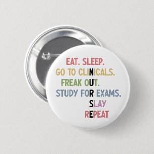 Funny Nursing School student Future Nurse Gifts 2 Inch Round Button