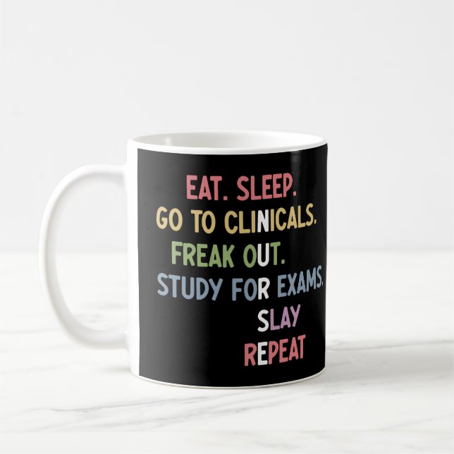 Funny Nursing School student Future Nurse Gifts Coffee Mug (Left)
