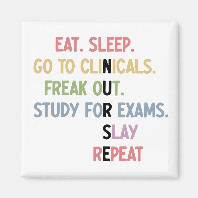 Funny Nursing School student Future Nurse Gifts Magnet (Front)