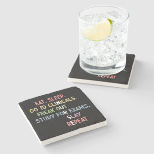 Funny Nursing School student Future Nurse Gifts Stone Coaster