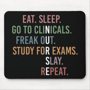 Funny Nursing School student Future Nurse Mouse Pad