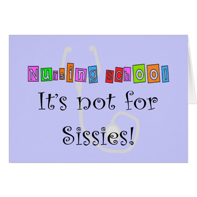 Funny Nursing Student Gifts (Front Horizontal)
