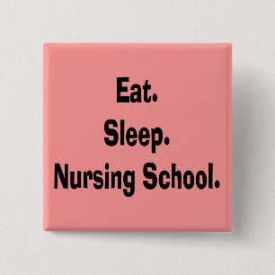 Funny Nursing Student Gifts 2 Inch Square Button