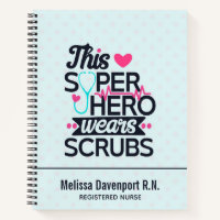 Funny Nursing Superhero Saying Typography
