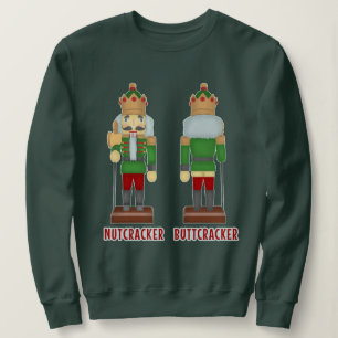 Funny Nutcracker Xmas Humour Ugly Christmas Sweatshirt