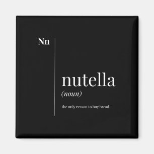 Funny Nutella Definition Magnet