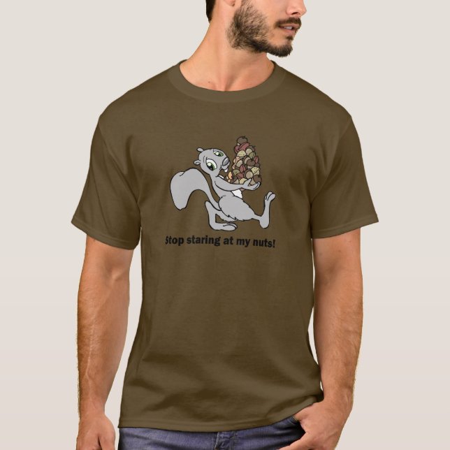 Funny nuts squirrel T-Shirt (Front)