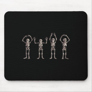 Funny O-h-i-o State Skeleton Lover Ohio Halloween  Mouse Pad