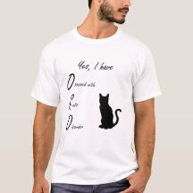 Funny Obsessed With Cats T-Shirt