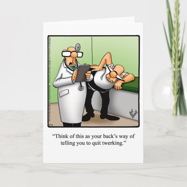 Funny Obtenez Bonne Carte De Voeux (Devant)
