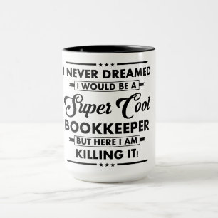 Funny Occupation/Profession Super Book Keeper Mug