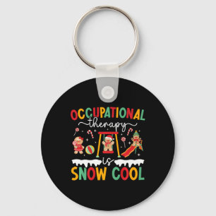 Funny Occupational Therapy Christmas Occupational Keychain