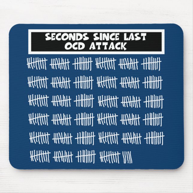 Funny OCD Mouse Pad (Front)