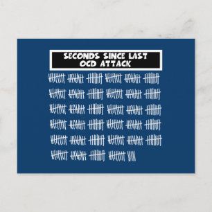 Funny OCD Postcard