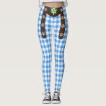 Funny Octoberfest Lederhosen Suspenders Leggings<br><div class="desc">Funny Octoberfest Lederhosen Suspenders Leggings</div>