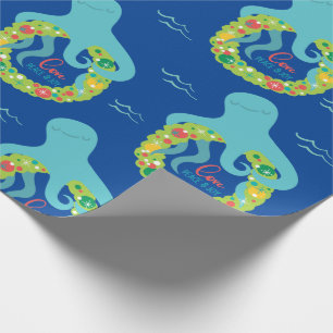 Funny Octopus Christmas Wrapping Paper