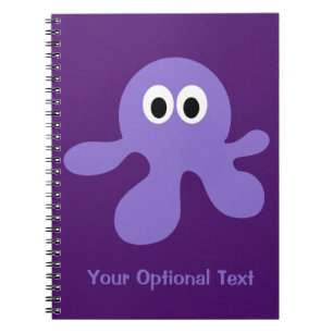 Funny Octopus custom notebook
