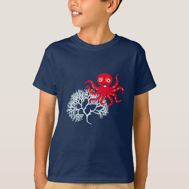 Funny octopus T-Shirt (Front)