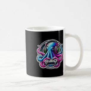 Funny Octopus Video Games Lover Gamer Octopus Gami Coffee Mug