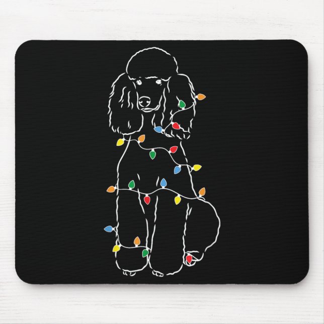 Funny Odle Christmas Tee Shirt - Cute Odle With Ch Mouse Pad (Front)