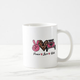 Funny Off Road Side By Side Utv Peace Love Ride Sx Coffee Mug