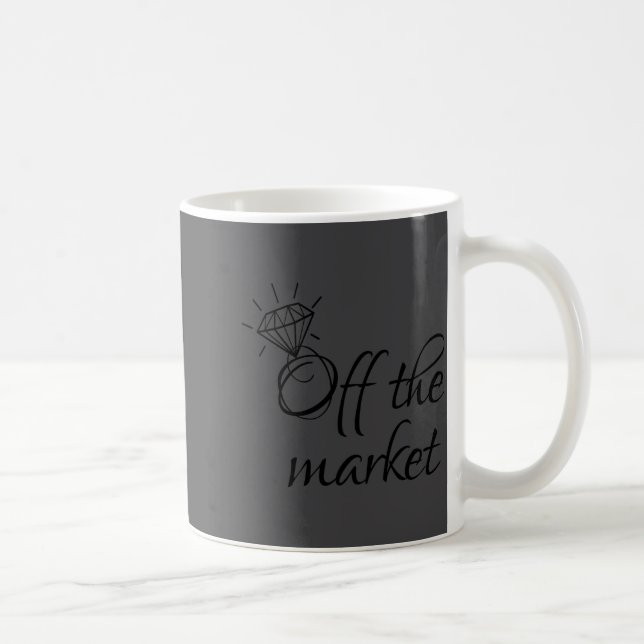 Funny Off The Market L Bride To Be  Coffee Mug (Right)