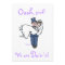 Funny Offbeat Bride and Groom Wedding Invitations