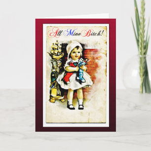 Funny offensive vintage Christmas card