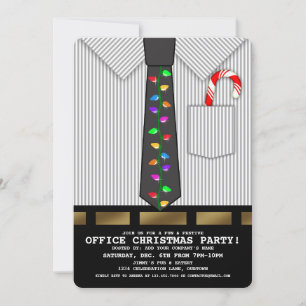 Funny Office Christmas Party Invitation