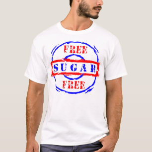 Funny office file stamp SUGAR FREE T-Shirt