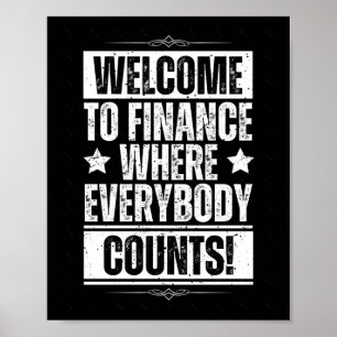 Funny Office Finance Sticker1 Poster