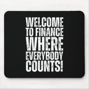 Funny Office Finance Sticker3 Mouse Pad