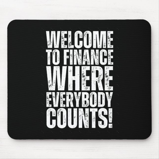 Funny Office Finance Sticker3  Mouse Pad (Front)