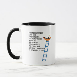 Funny Office Hierarchy & Boss Mug