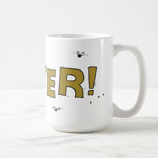 Funny office mug design - Farter! (Right)